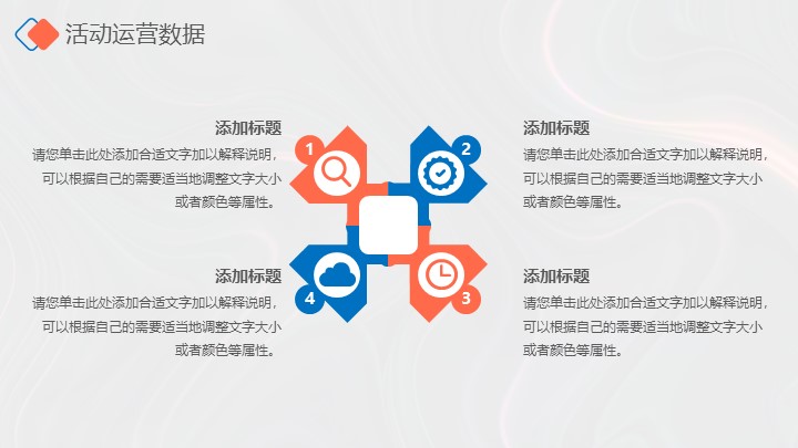 创意运营数据分析PPT模板 - 动态工作总结PowerPoint下载