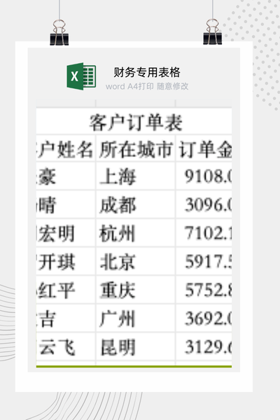 企业标准产品销售订单暨客户订货合同确认单Excel模板