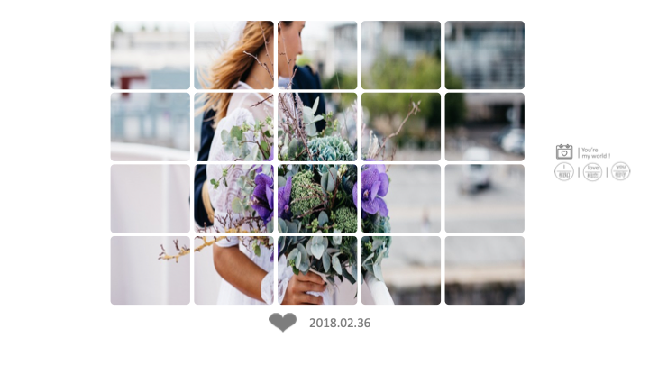 清新文艺风结婚纪念相册PPT模板 - 浪漫美好回忆录