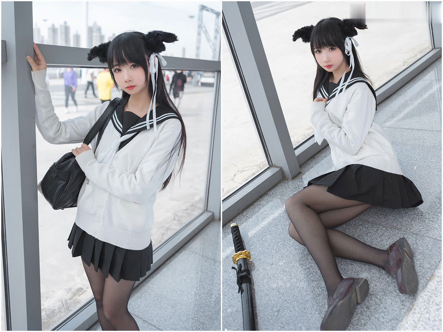 【雪琪SAMA】真萝莉Coser 芋泥波波酱W美女写真照片合集资源下载