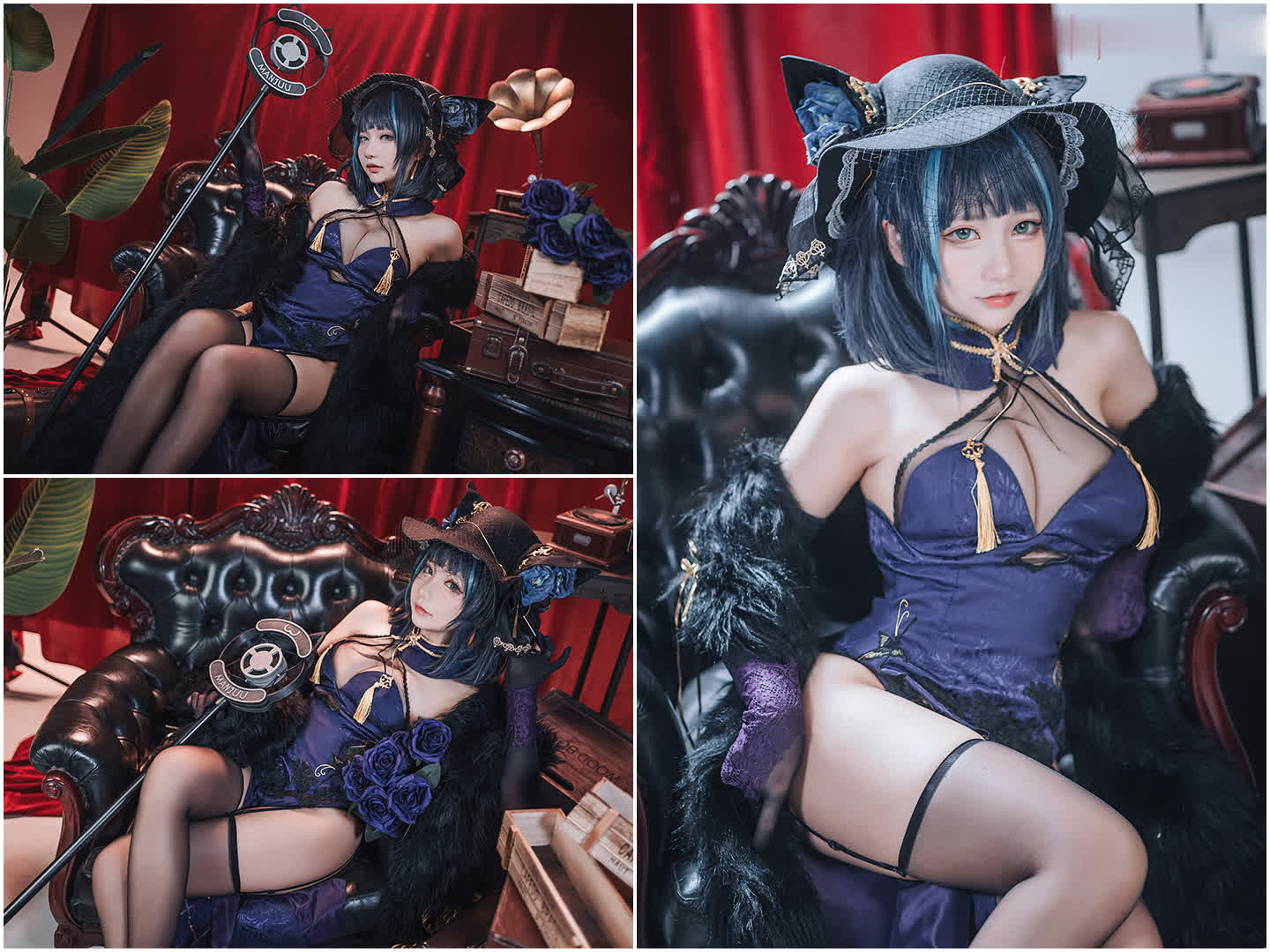 【是一只熊仔吗】知名Coser 水獭仔仔子美女写真照片合集资源下载