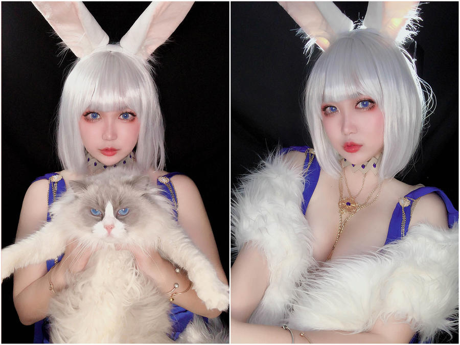 【椒盐酱虾仁】Coser椒妮佐仁 巨无霸身材美女写真照片合集资源下载